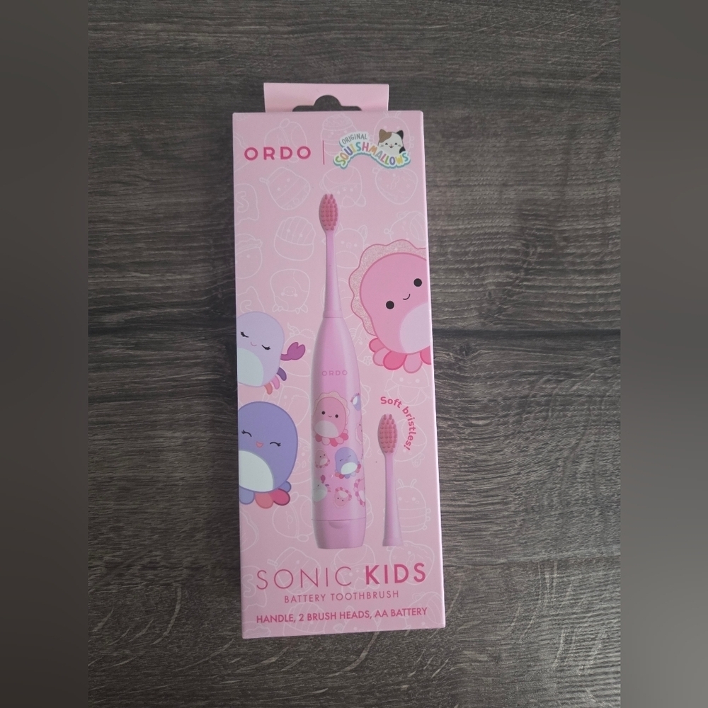 Ordo Sonic Kids Squishmallows Electric Toothbrush NEW
